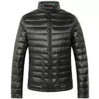 moncler coat doudoune down jacket high collar black